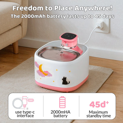 Moonlight Wireless Smart Water Fountain Battery Pack