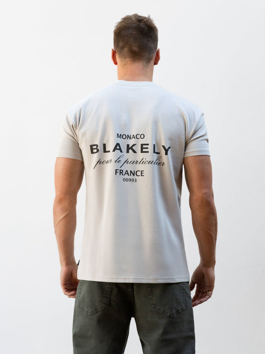 Monaco Relaxed T-Shirt - Stone Grey