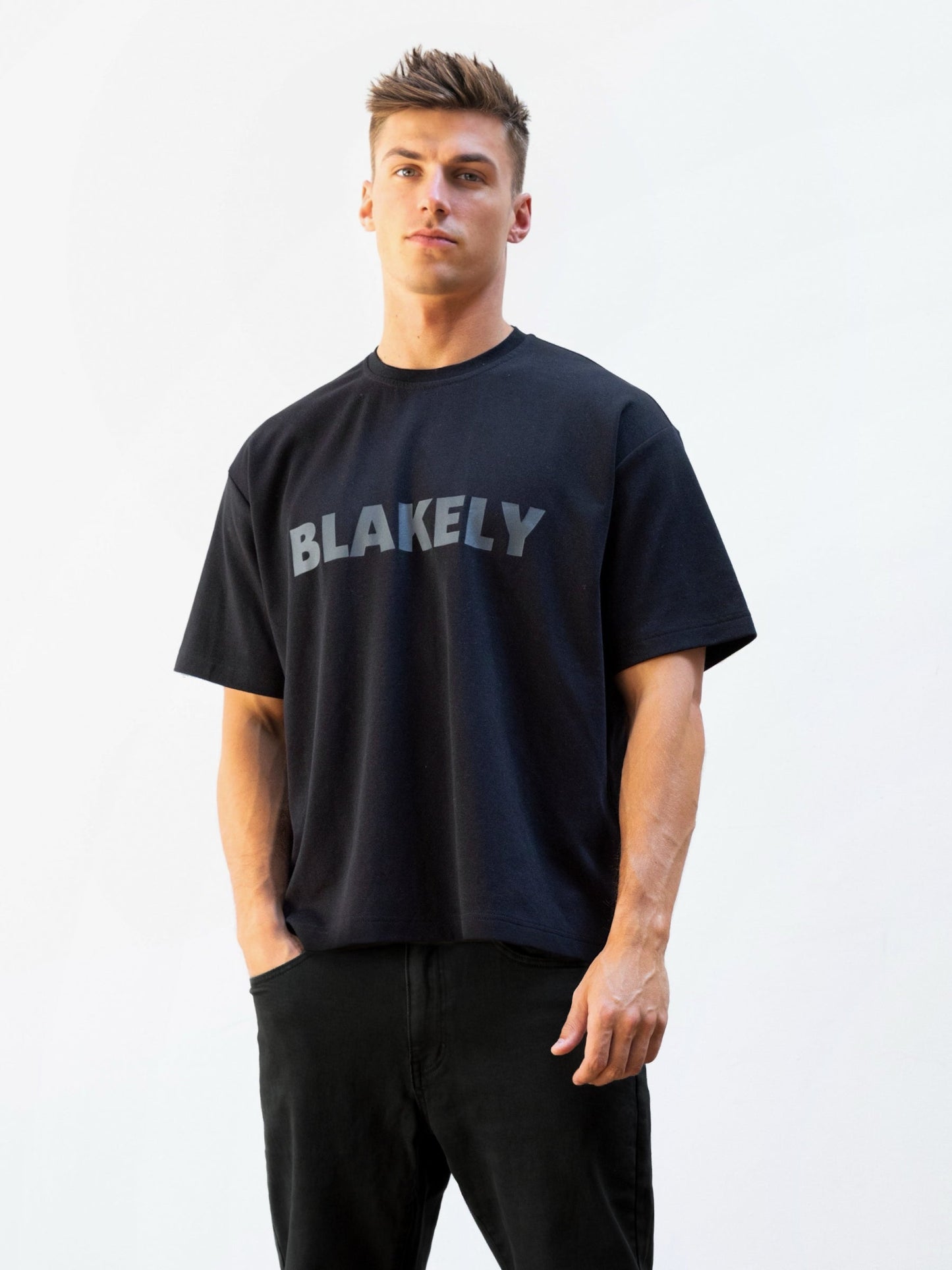 Studio Unfitted T-Shirt - Tonal Black