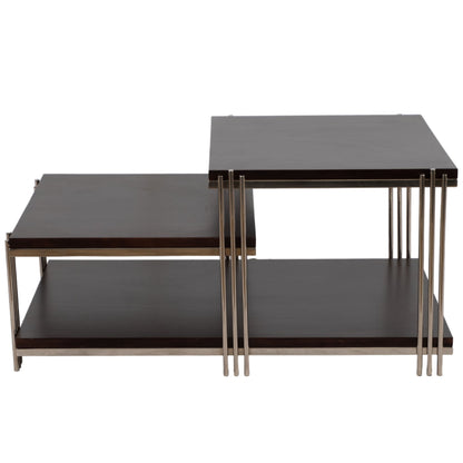 3-Tier Coffee Table, Black