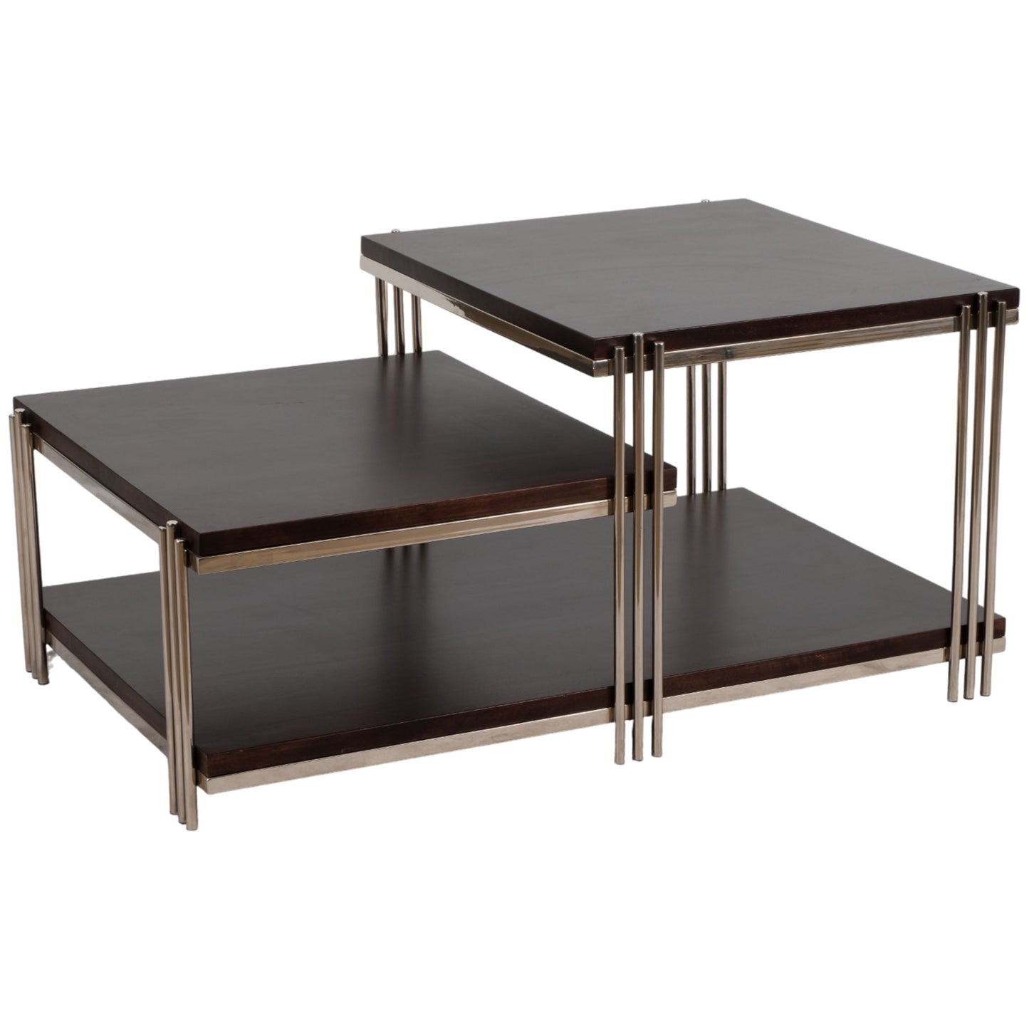 3-Tier Coffee Table, Black