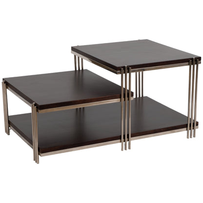 3-Tier Coffee Table, Black