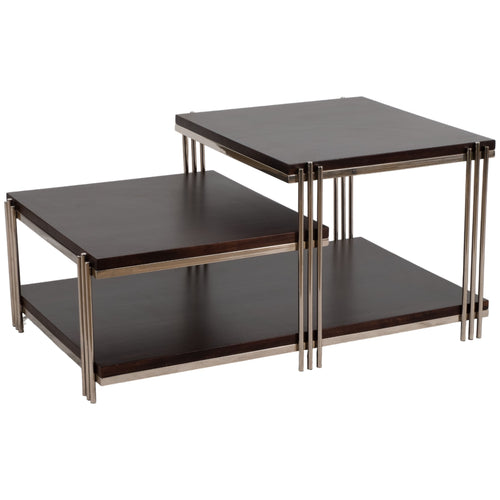 3-Tier Coffee Table, Black