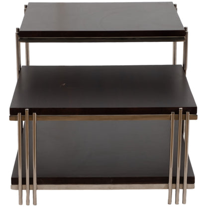 3-Tier Coffee Table, Black