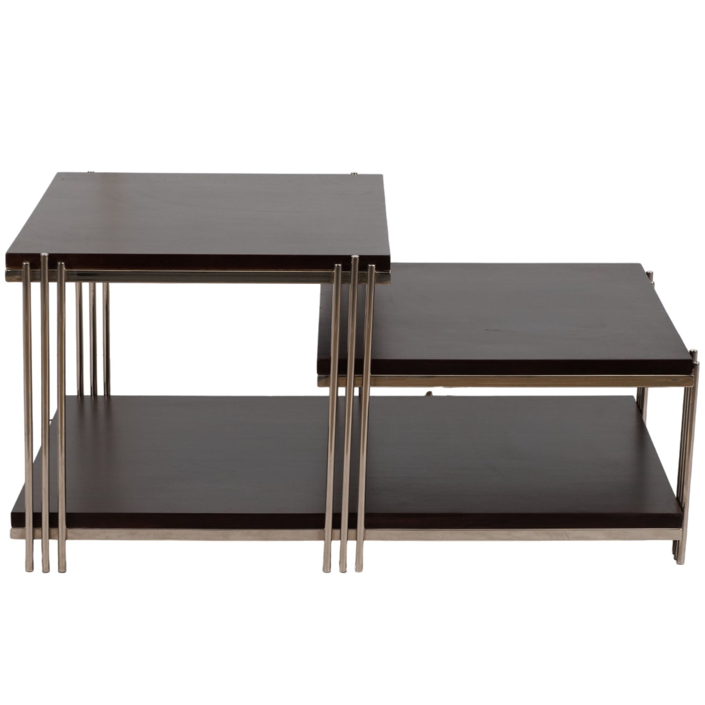 3-Tier Coffee Table, Black