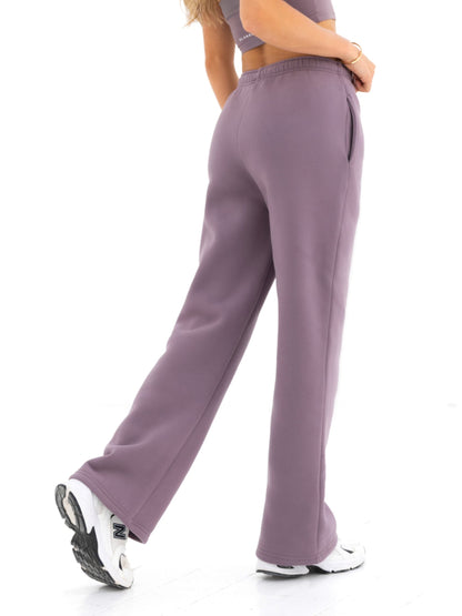 Active Studios Wide Leg Sweatpants - Grape