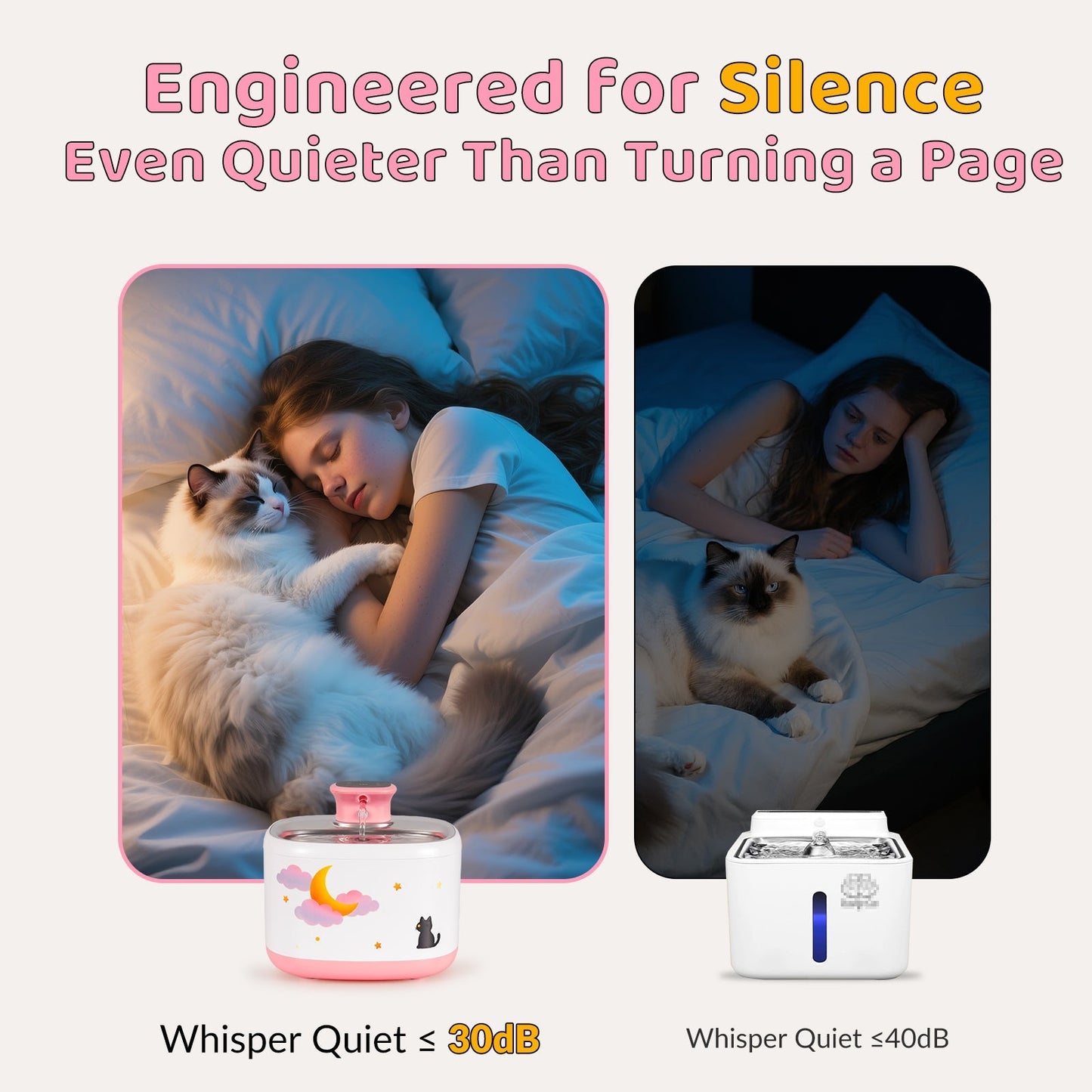Moonlight Wireless Smart Water Fountain Pump
